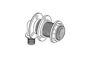 Угольник настенный RAUTITAN MX, для монтажа на ДСП, длинный