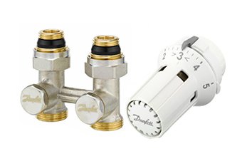 Комплект для радиаторов Danfoss RLV-KS/RAW-K 013G2135 Ду G ¾ A; G ½ A мм