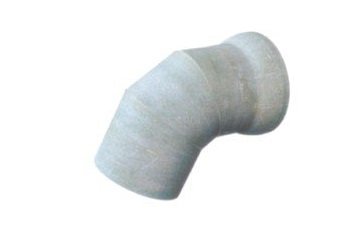 Чугунный отвод раструб-гладкий конец