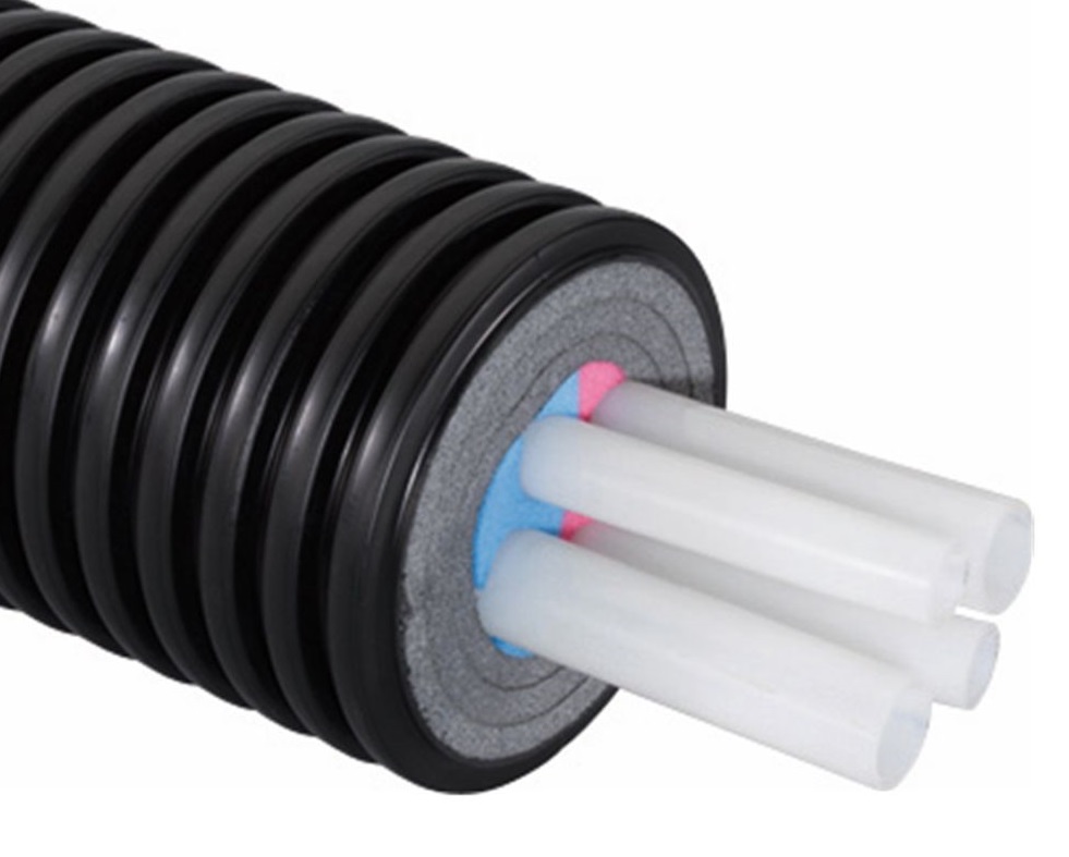 Труба для горячего, холодного водоснабжения и отопления Quattro, Uponor (Ecoflex) 1018148 ДУ 2х32х2,9+2х25х3,5/175 Ду 2х32х2,9+2х25х3,5/175 мм