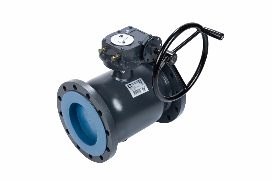 Ридан RJIP Premium 065N0276GR — Кран шаровой FF DN400 PN16 WG (фланцевый, с редуктором, стандартный проход) Ду 400 мм