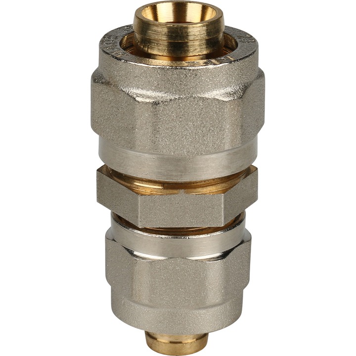 STOUT Муфта соединительная переходная 20x16 для металлопластиковых труб винтовой SPM-0001-101620