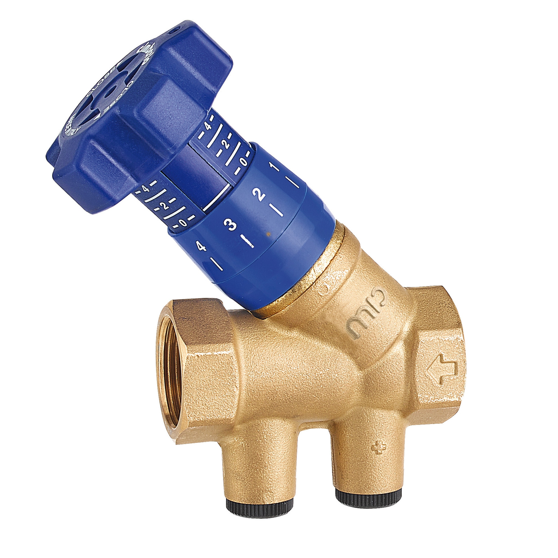 Клапан балансировочный ручной латунь 787ОТ/2R Ду 20 Ру25 ВР Kvs=5.33м3/ч без ниппелей Cimberio CIM 787OT/2R 34 022-1739