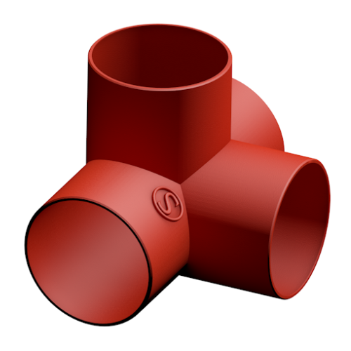 88° Крестовина двухплоскостная S-SML DN 100х70х70 81002