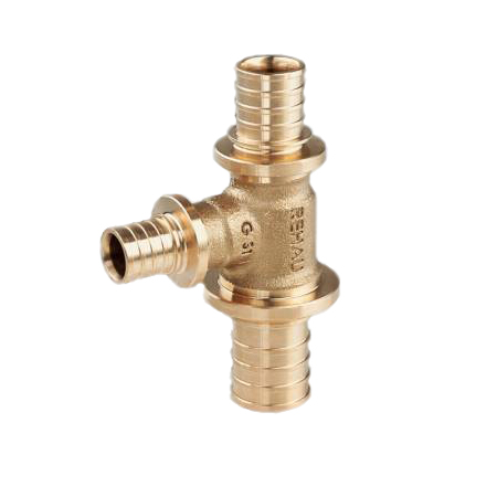 Тройник переходной для PE-X бронза Дн 40х20х32 RAUTITAN RX+ Rehau 14563991001 Ду 40 мм