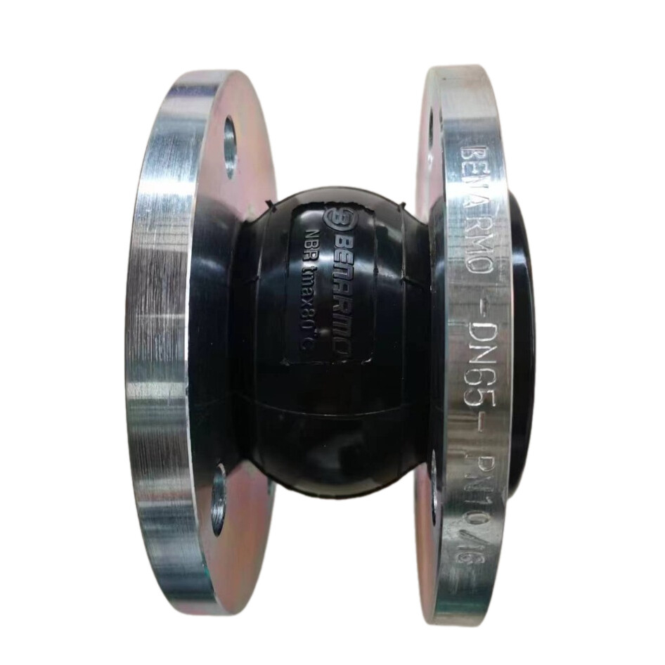 Компенсатор резиновый антивибрационный NBR Ду 40 Ру10/16 фл L=95мм 8011 Benarmo сжатие/растяжение 10/6 мм 033-6573