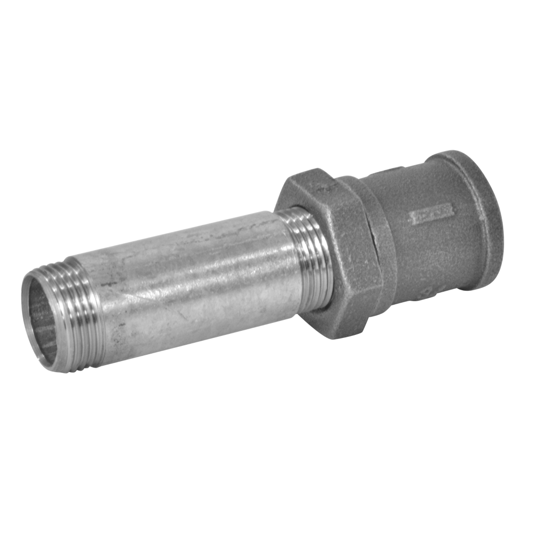 Сгон сталь оц Ду 15 L=110мм в комплекте Fittex PLUS 129-6449