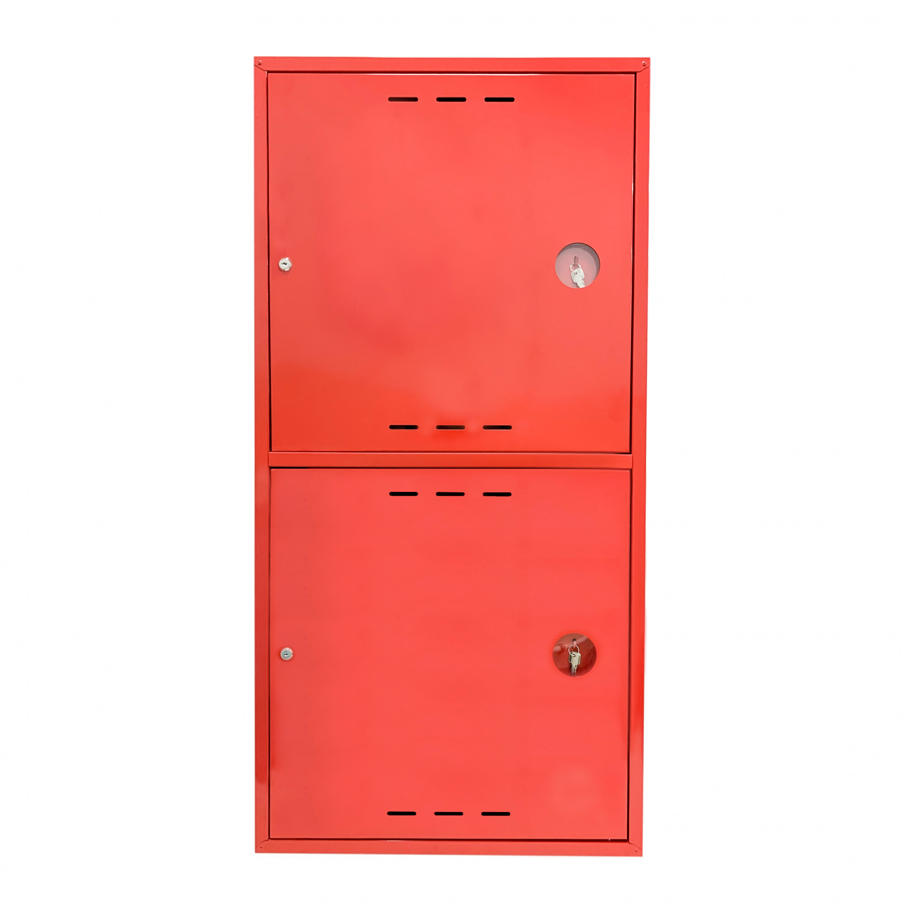 Шкаф пожарный навесной закрытый ШПК 320-12 НЗК с замком 1265х620х300 красный ФАЭКС 016-1541