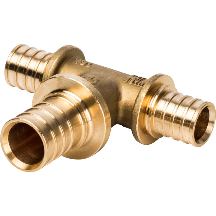 STOUT Тройник переходной 20x25x20 для труб из сшитого полиэтилена аксиальный SFA-0005-003210