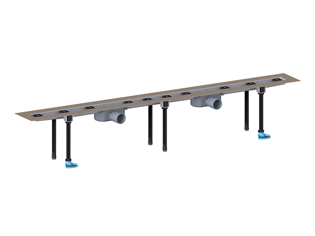 Душевой лоток уменьшенной высоты для линейного отведения воды HL50FU.0/170 Ду DN50 мм