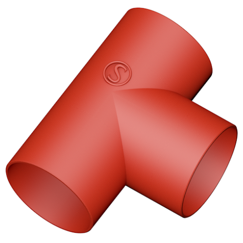 88° Тройник S-SML DN 150х150 31515 Ду 150x150 мм