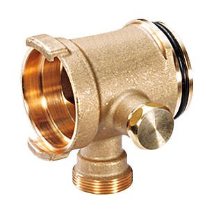 Элемент коллектора модульный латунь DN 32 байонетное соединение на 1 вых 3/4" НР под евроконус с отсечным клапаном R53SM Giacomini R53SMY106 040-2906