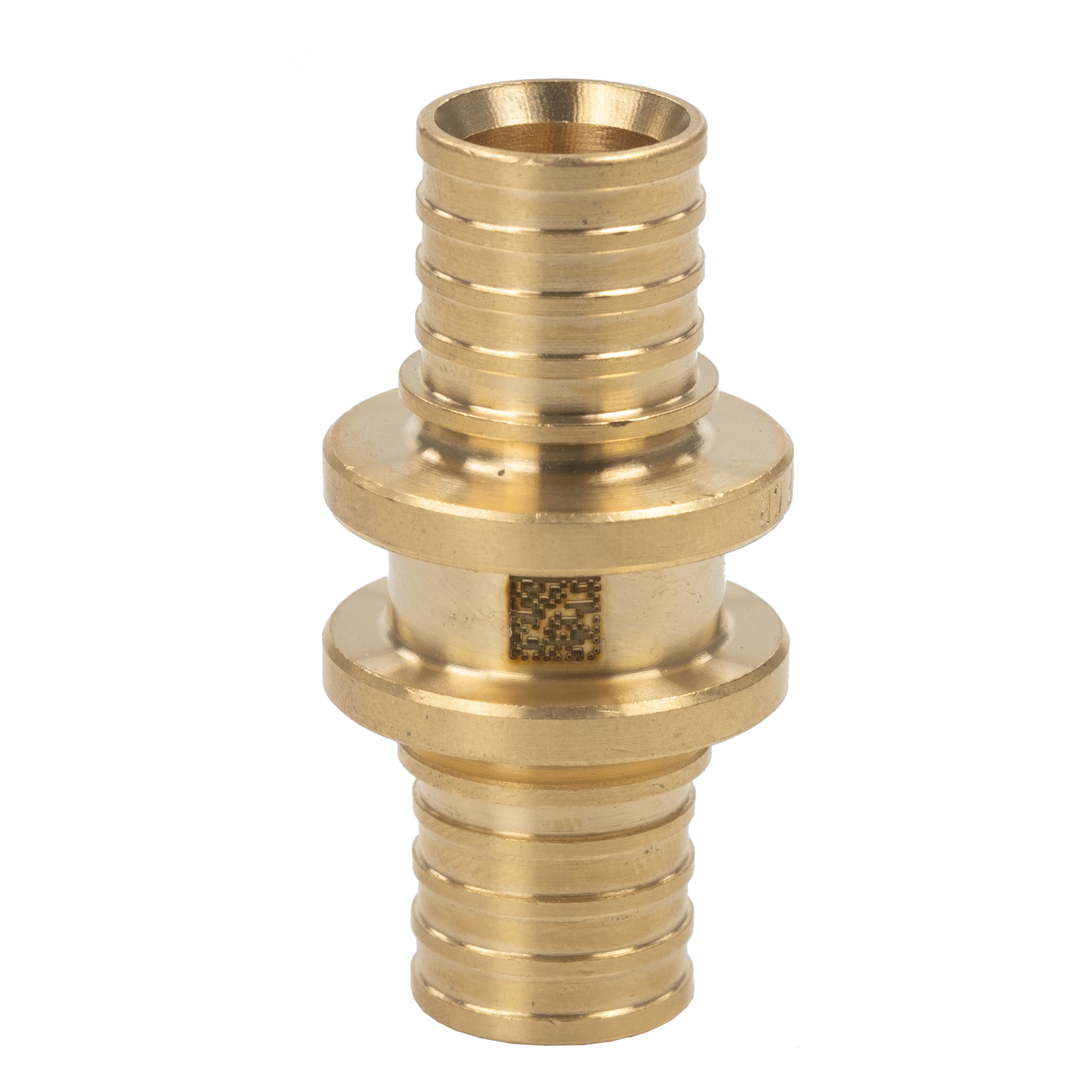 Муфта для PE-X труб аксиальная латунь Дн 40 MX Рехау 11080151001 130-0066 Ду 40 мм