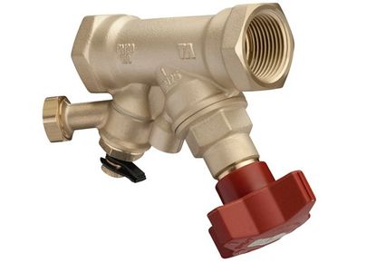 Запорный вентиль STS с измерительным ниппелем с дренажем, TA DN25 (52849625) Ду DN25 мм