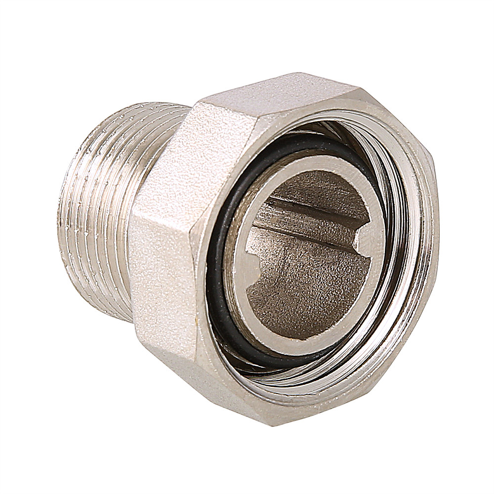 Фитинг резьбовой – полусгон с накидной гайкой VALTEC VTr.015.N.04