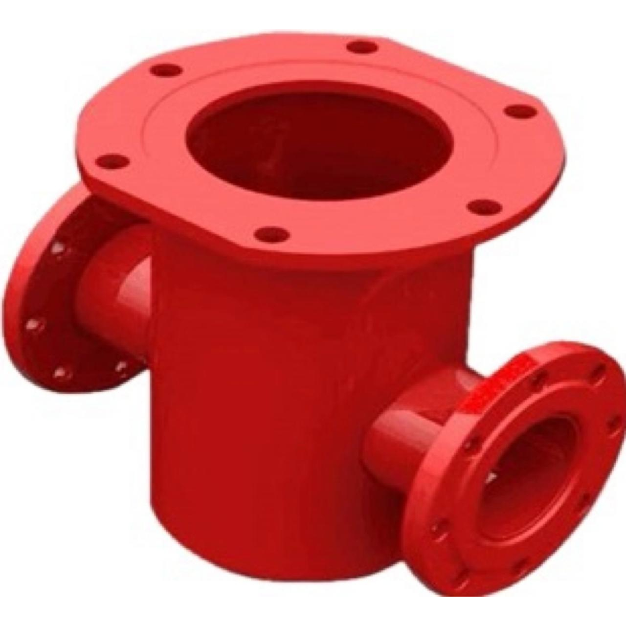 Подставка пожарная фланцевая сталь ППДФ 200 Ру10 КЗСД 016-4152 Ду 200 мм