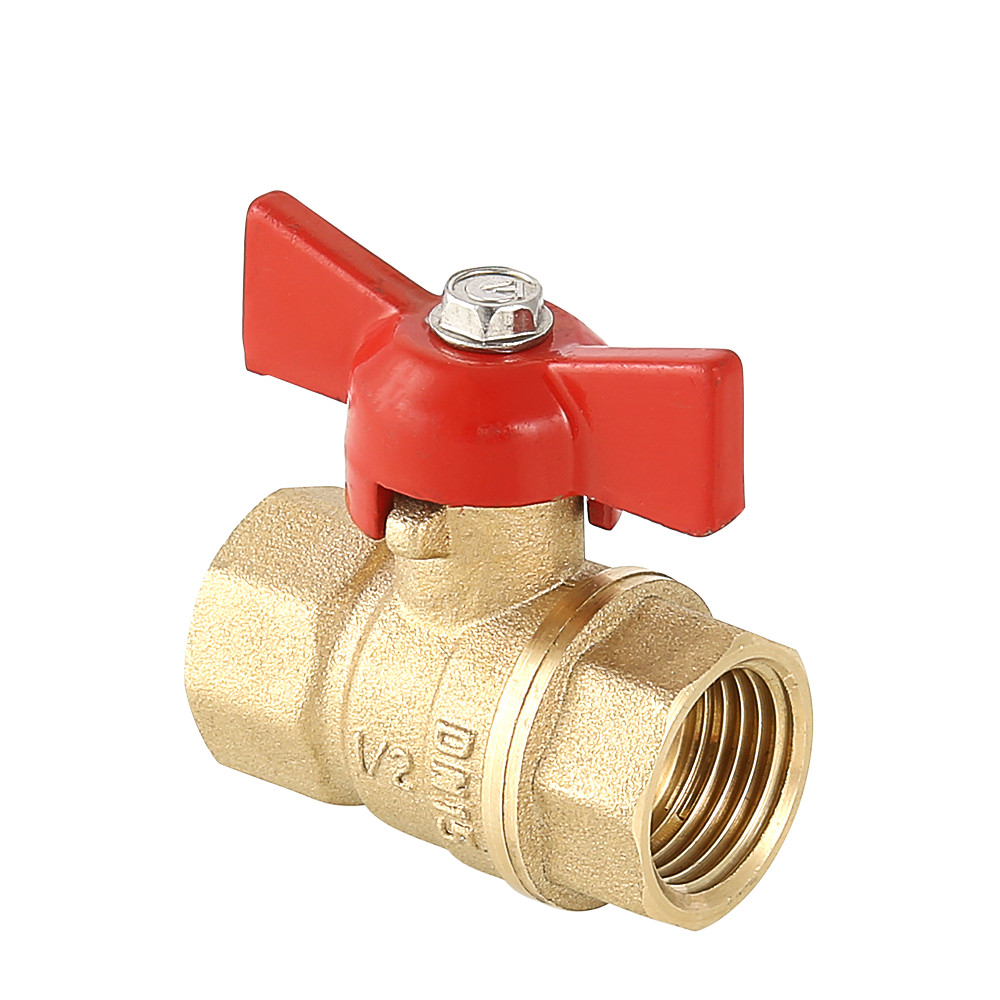 Кран шаровой «СТАНДАРТ» с ручкой-бабочкой и внутренней резьбой VALTEC VT.122.G.05