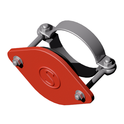 Заглушка с прижимными скобами S-SML DN 100 42100 Ду 100 мм