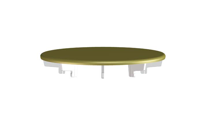 Декоративная крышка золотого цвета HL522.11