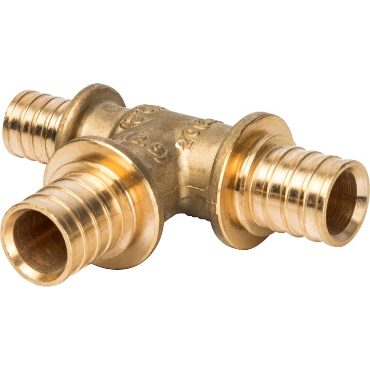 STOUT Тройник переходной 20x20x16 для труб из сшитого полиэтилена аксиальный SPX-0001-001622