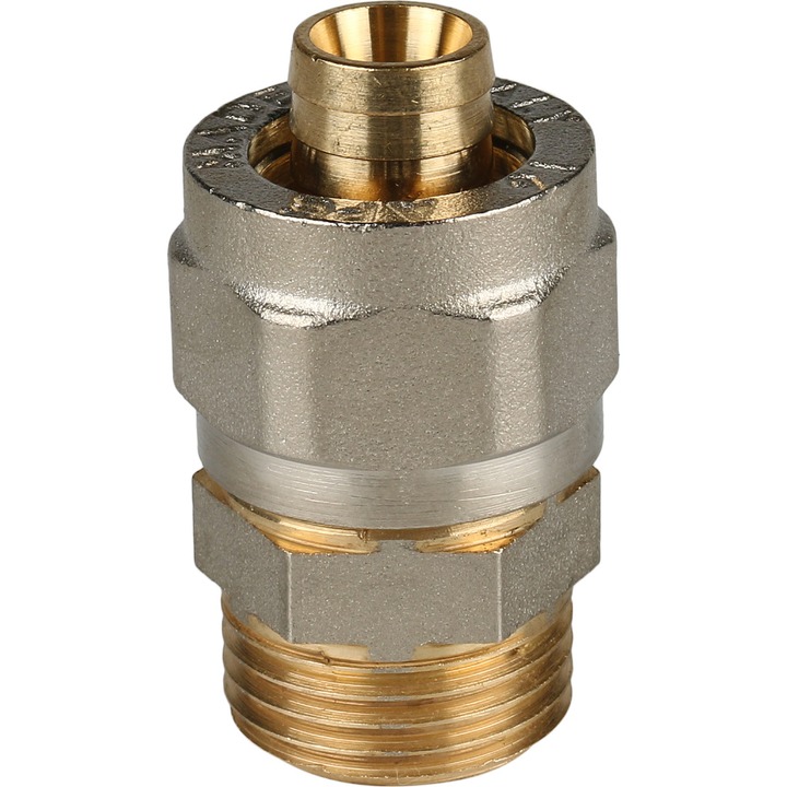 STOUT Переходник с наружной резьбой 1/2"х16 для металлопластиковых труб винтовой SPM-0001-101620