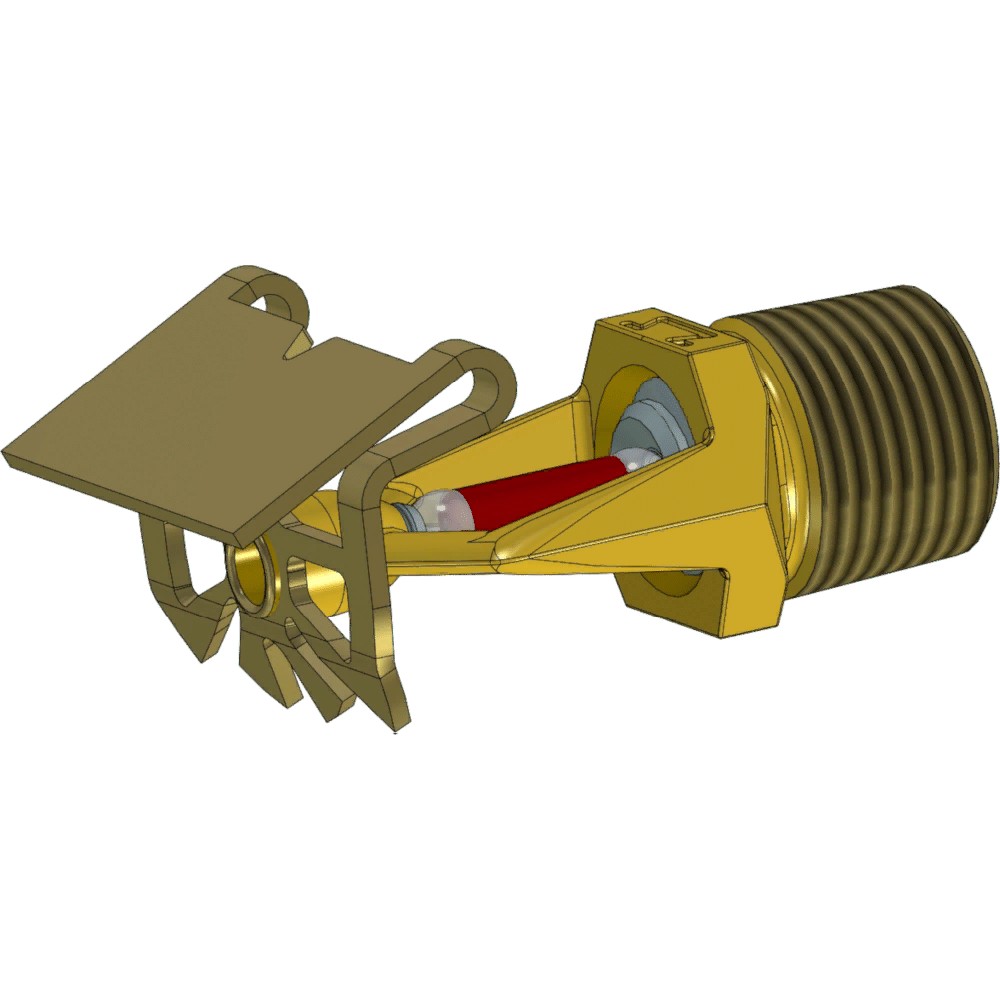 Ороситель спринклерный универсальный СУS1-РГо0,74-R1/2/Р182.В3-СВГ-15 R1/2 горизонтальный Тср=182 оС с резьбовым герметиком Спецавтоматика 20487 016-2306