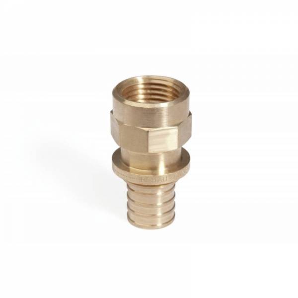 Муфта для PE-X бронза Дн 16х1/2" ВР RAUTITAN RX+ Rehau 14563271001 (13660671001) Ду 16 мм