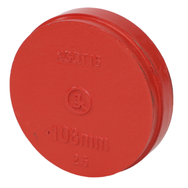 Заглушка под муфту грувлок ковкий чугун XGQT16 Ду65 (Дн76) Ру25 JIANZHI 016-4000 Ду Ду65 (Дн76) мм