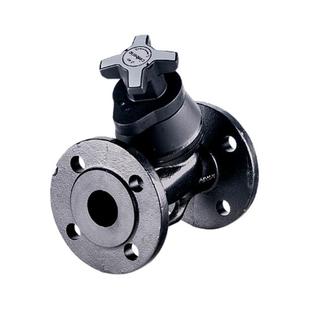 Клапан балансировочный ручной чугун 3739B Ду 150 Ру16 фл Kvs=355.11м3/ч с измерительными ниппелями Cimberio CIM 3739B 150 022-1594 Ду 150 мм