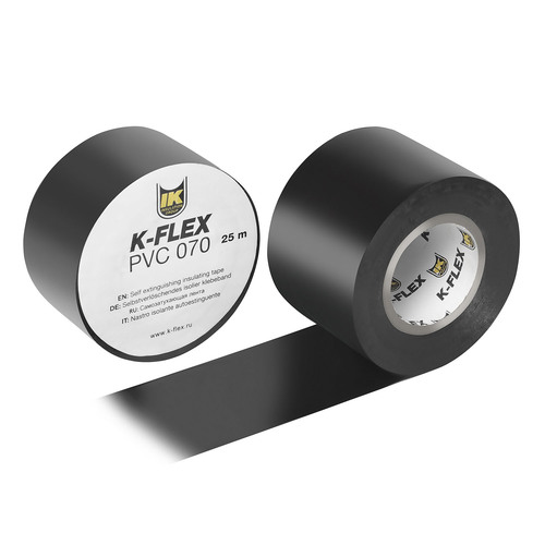 Лента ПВХ PVC AT 070 38мм х 25м черный K-flex 850CG020001