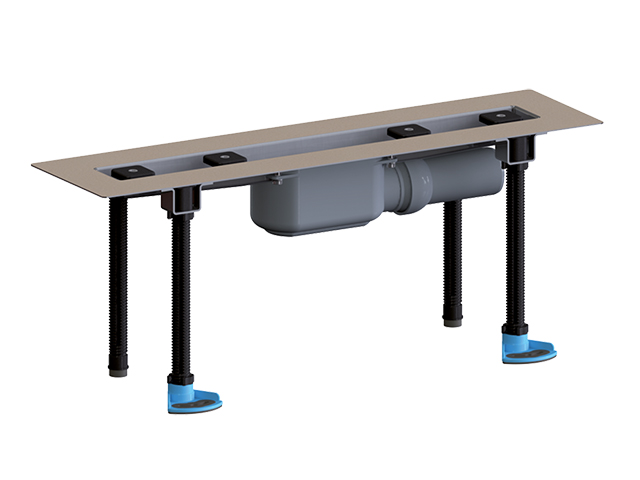 Душевой лоток для линейного отведения воды HL50FF.0/120 Ду DN50 мм