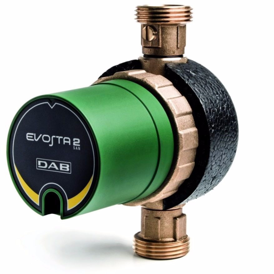 Насос циркуляционный с мокрым ротором для ГВС EVOSTA 2 11/139 SAN V PN10 1х230В/50/60 Гц DAB 60187268 115-9148