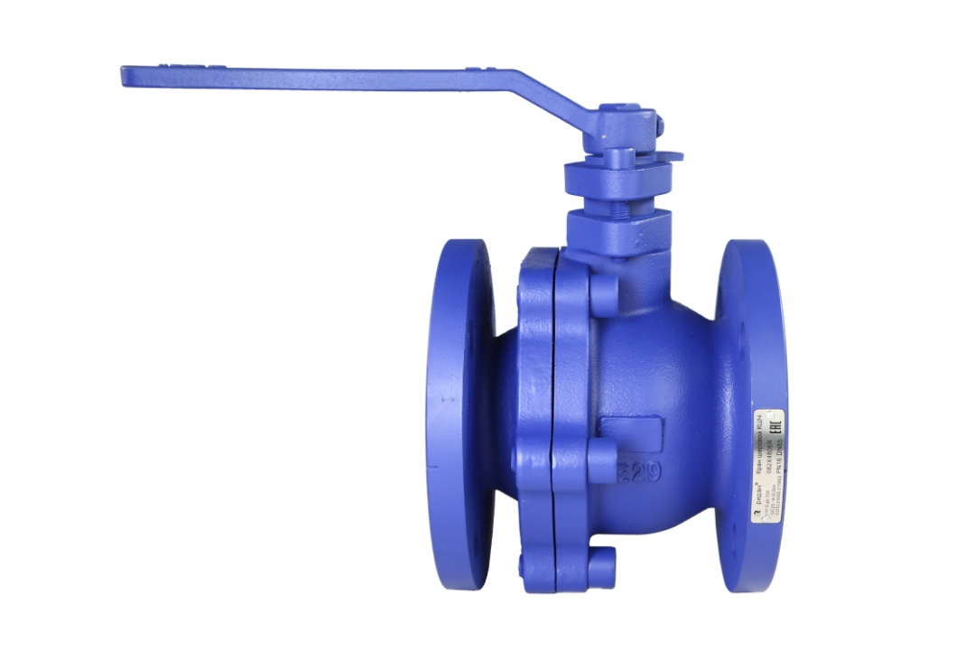 Ридан 082X4803R — Кран шаровой чугунный полнопроходный КШЧ PN16 DN32 с рукояткой Ду 32 мм