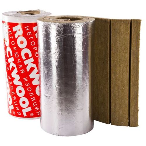 Рулон минеральная вата LAMELLA MAT L кашированный фольгой 30х1000-8 ROCKWOOL 6830