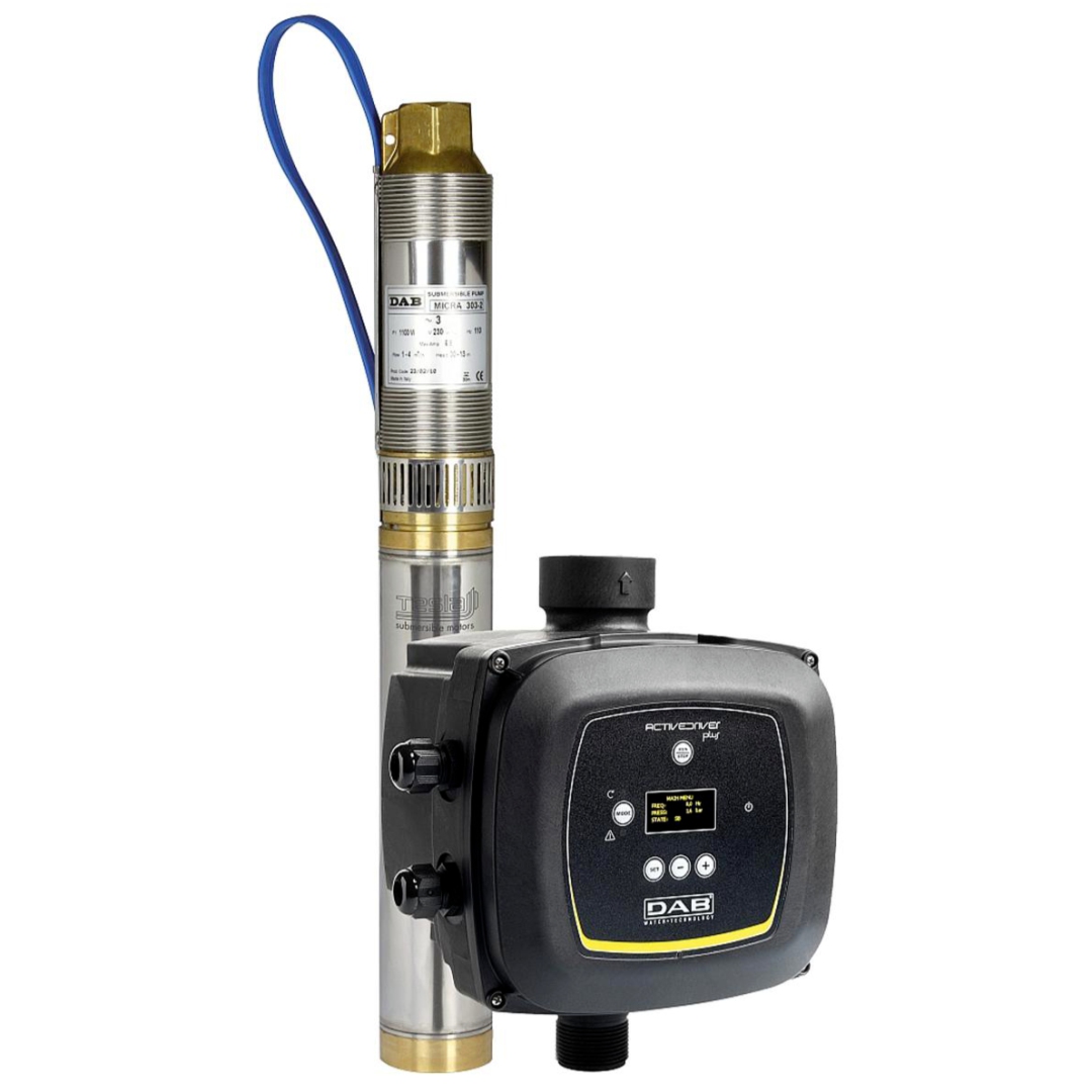 Насос скважинный MICRA HS 3"+Active Drive 1х230 В/50 Гц DAB 60180975 115-3344