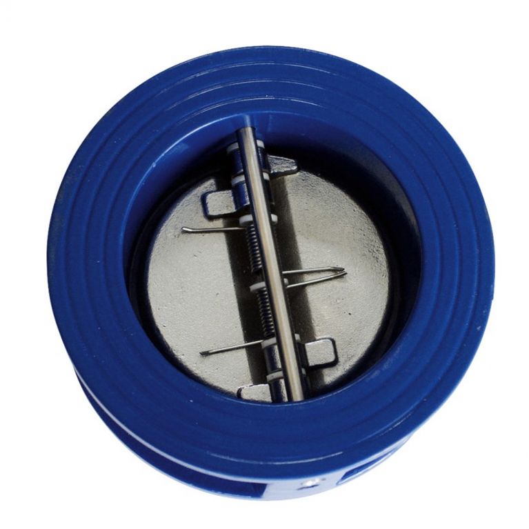 Клапан обратный чугун 2/створ CB4450 Ду 300 Ру25 Тмакс=130 оС межфл створки чугун Tecofi CB4450-0300 Ду Ду 300 мм