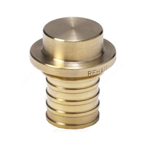 Заглушка для PE-X труб бронза Дн 20 Ру10 RAUTITAN RX Rehau 13661401001 (11374361001) Ду 20 мм