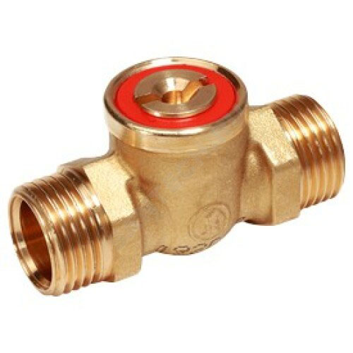 Кран шаровой латунь R610 Ду 15 НР полнопроходной под отвёртку Giacomini R610Y003 Ду 15 мм