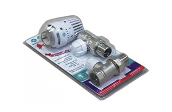 ALT-T Комплект №2 3/4 (Терм.угл.с колпачком вн/нар 3/4,кл.запорный угл. вн/нар 3/4,терм. головка)