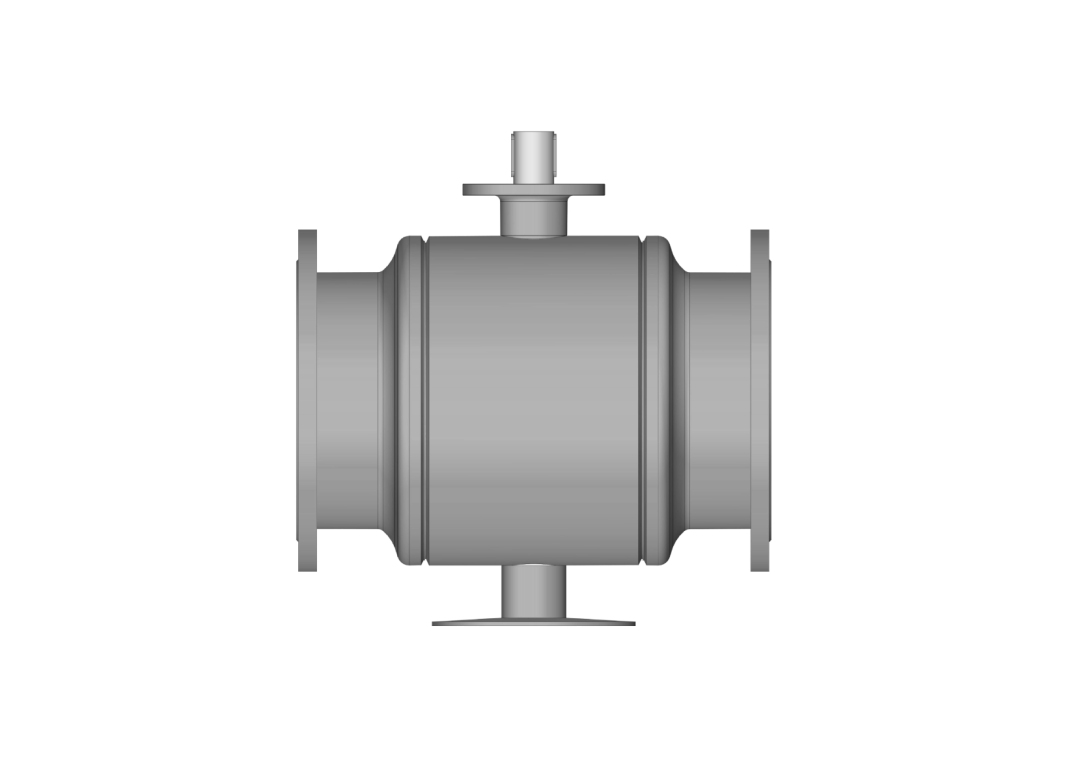 Ридан 065N0387GR — RJIP Premium Кран шаровой FF DN600 PN25 GF (фланцевый, под привод, стандартный проход) Ду 600 мм