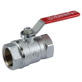 Кран шаровой латунь хром R250D Ду 10 Ру42 ВР рычаг Giacomini R250X002 Ду 10 мм