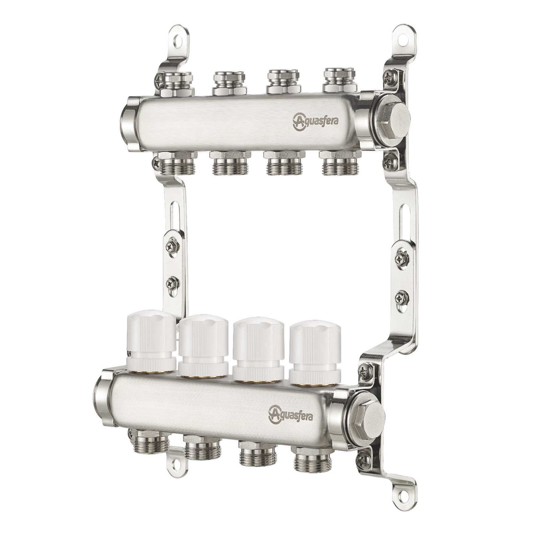 Группа коллекторная нержавеющая сталь 1" ВР/ВР 8 вых 3/4" НР под евроконус Aquasfera 9504-07 129-6982