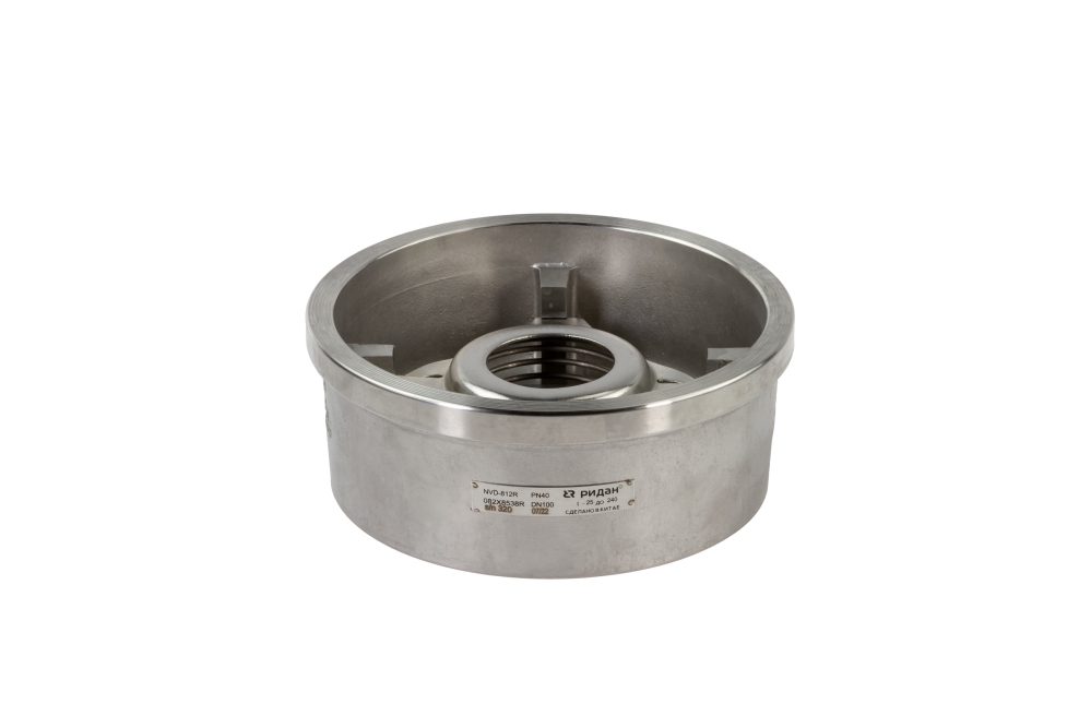 Ридан NVD-812R 082X8531R — Клапан обратный межфланцевый пружинный тарельчатый, PN40, DN20, AISI 316 Ду 20 мм