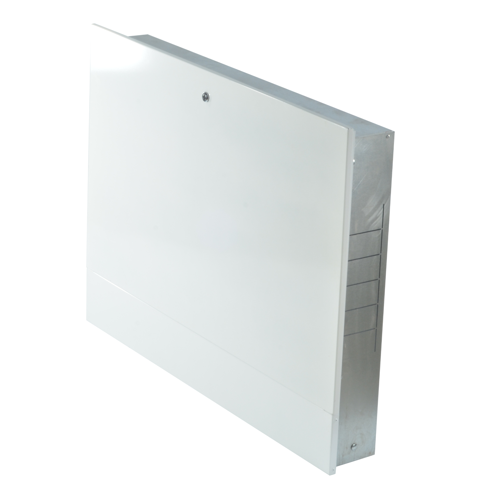 Шкаф коллекторный встраиваемый сталь ШРВ-2 550х120-180х648-708мм ФАЭКС 040-2847