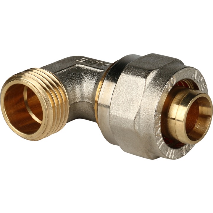 STOUT Угольник-переходник с наружной резьбой 1/2&quot;х20 для металлопластиковых труб винтовой SPM-0002-102020