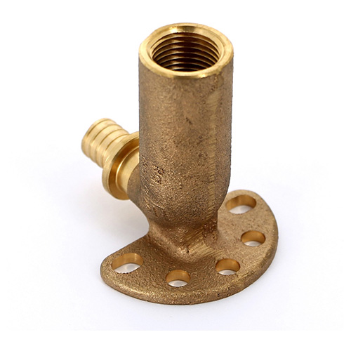 Водорозетка для PE-X бронза Дн 16х1/2" ВР L=70мм длинная RAUTITAN RX+ Rehau 14564181001 Ду 16 мм