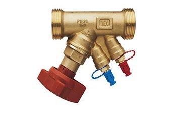 Балансировочный клапан STADA Tour Andersson TA с наружной резьбой и без дренажа Ду 10/09,15/14, 20, 25, 32, 40, 50. мм