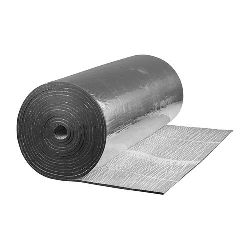 Рулон вспененный каучук ST AD 50/1,0-4 Тмакс=85°C черный самоклеящийся с покрытием ALU K-flex 80350000108