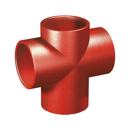 Крестовина чугун SML Ду 100х50х50х88гр б/растр FP PREIS 11288 Ду Ду 100 мм