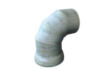 Чугунное колено раструб-гладкий конец